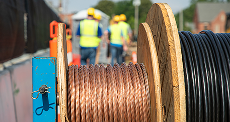 Power lines being buried in Allegan County
